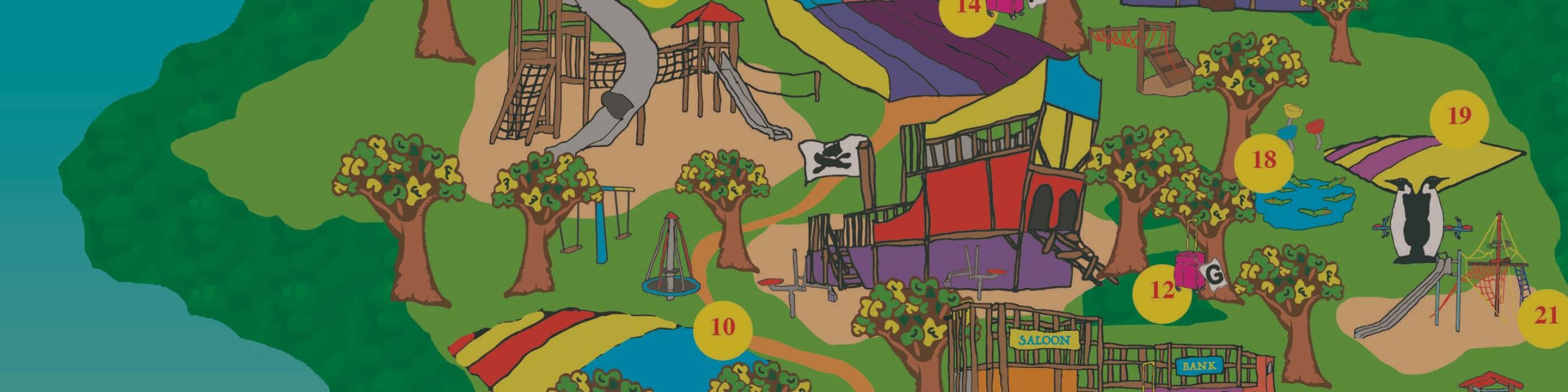 Plattegrond Het Land van Jan Klaassen