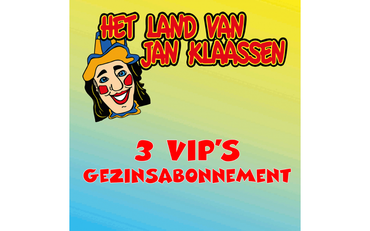 Gezinsabonnement 3 VIP's